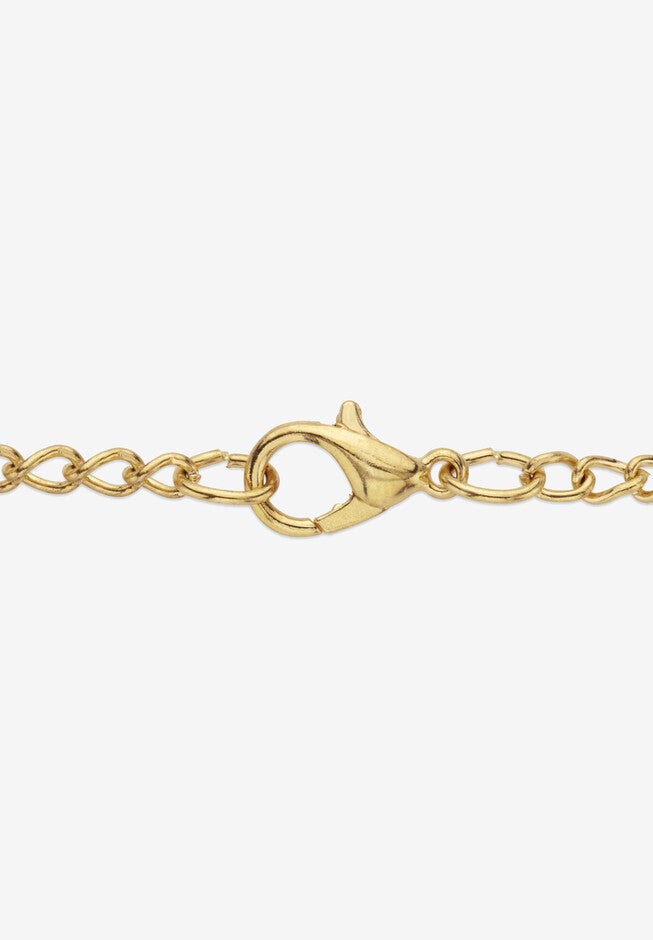 Men'S Yellow Gold Ion Plated Stainless Pendant With 24 Inch Chain, , on-hover image number null