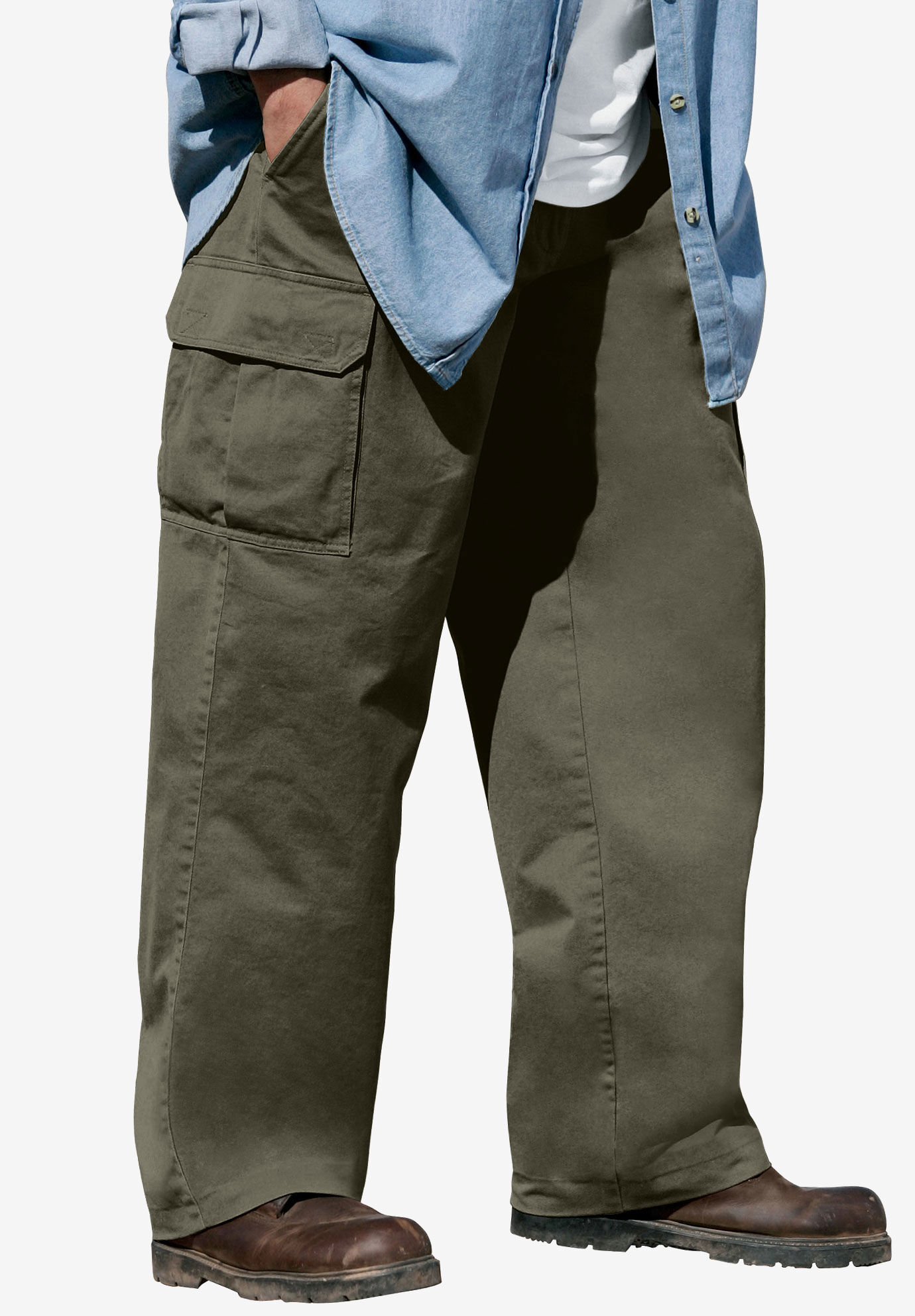 big and tall mens khaki cargo pants