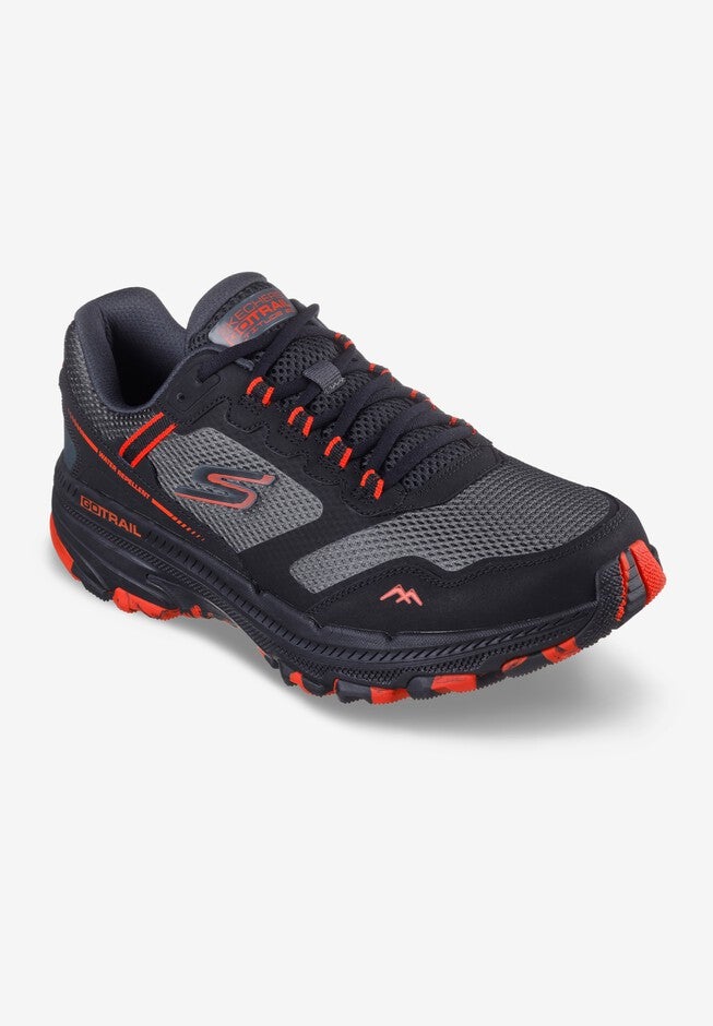 Skechers® GO RUN Trail Air Mesh Lace Up shoe, BLACK ORANGE, hi-res image number null