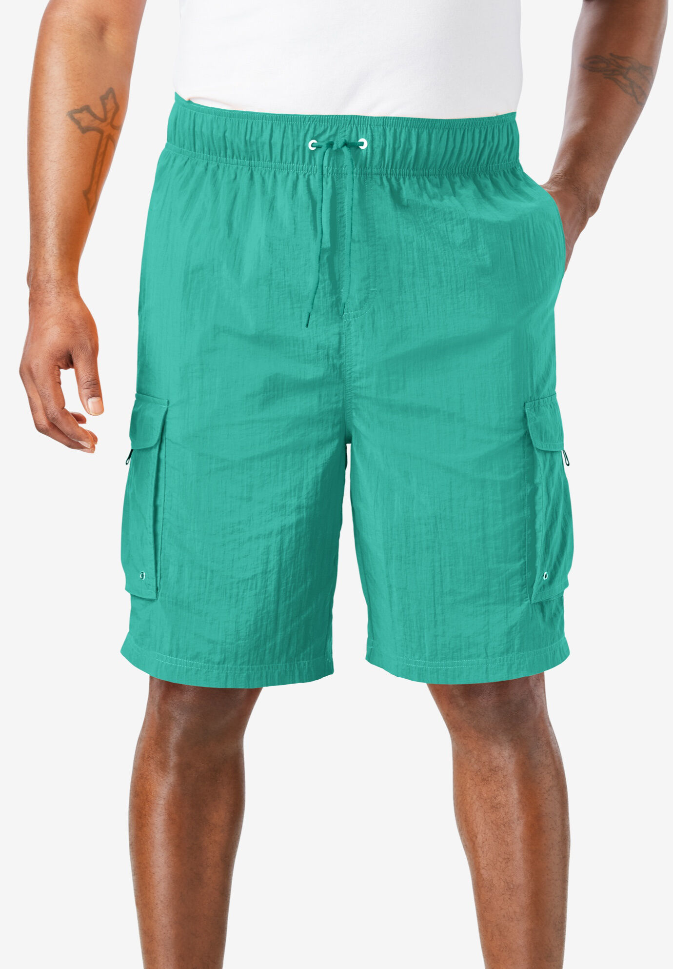 Big and Tall Board Short Cargo Swim Trunks to 8X 