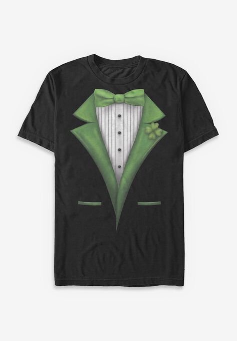 St Patty'S Tux Graphic Tee, BLACK, hi-res image number null