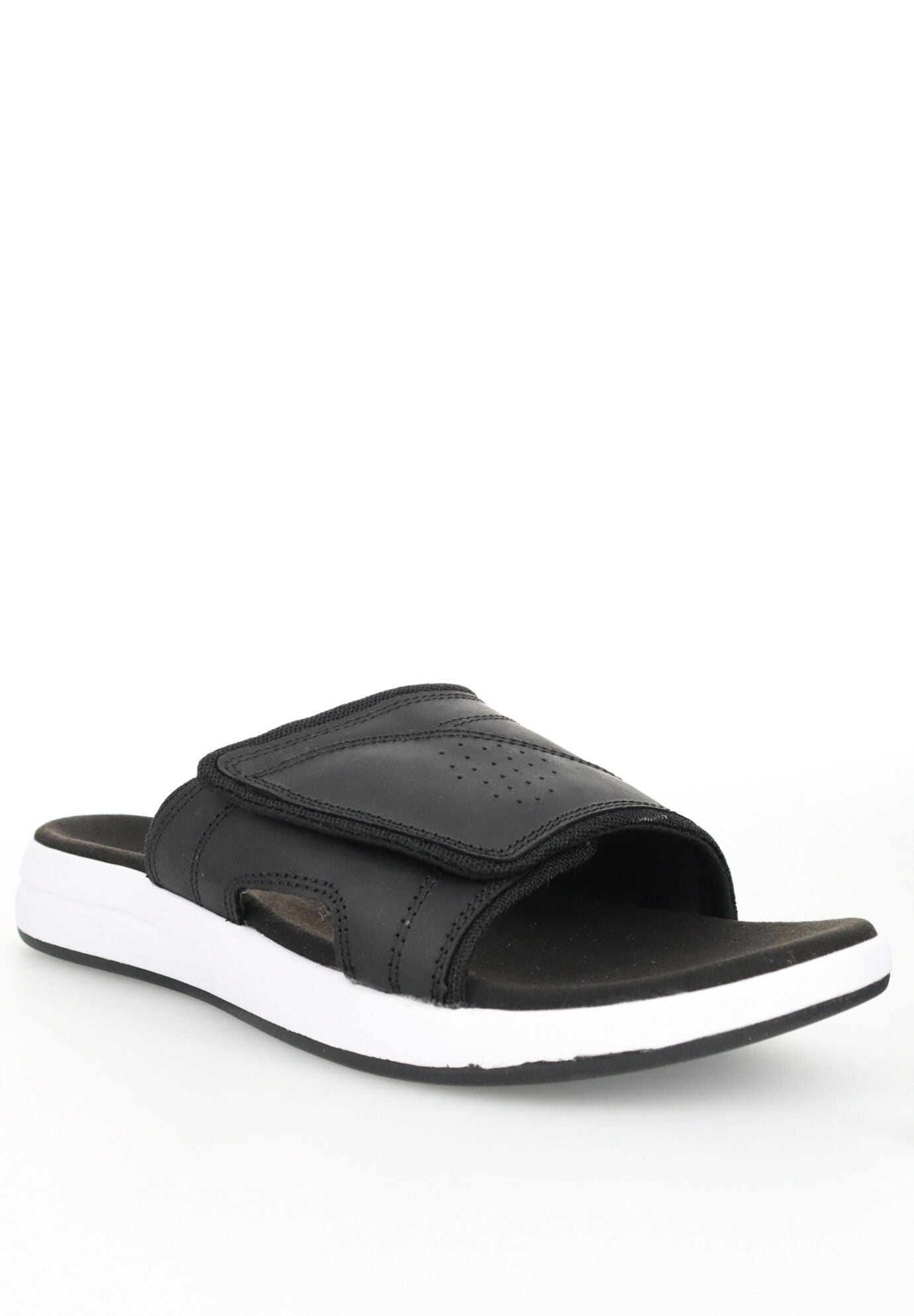 wide width mens slides