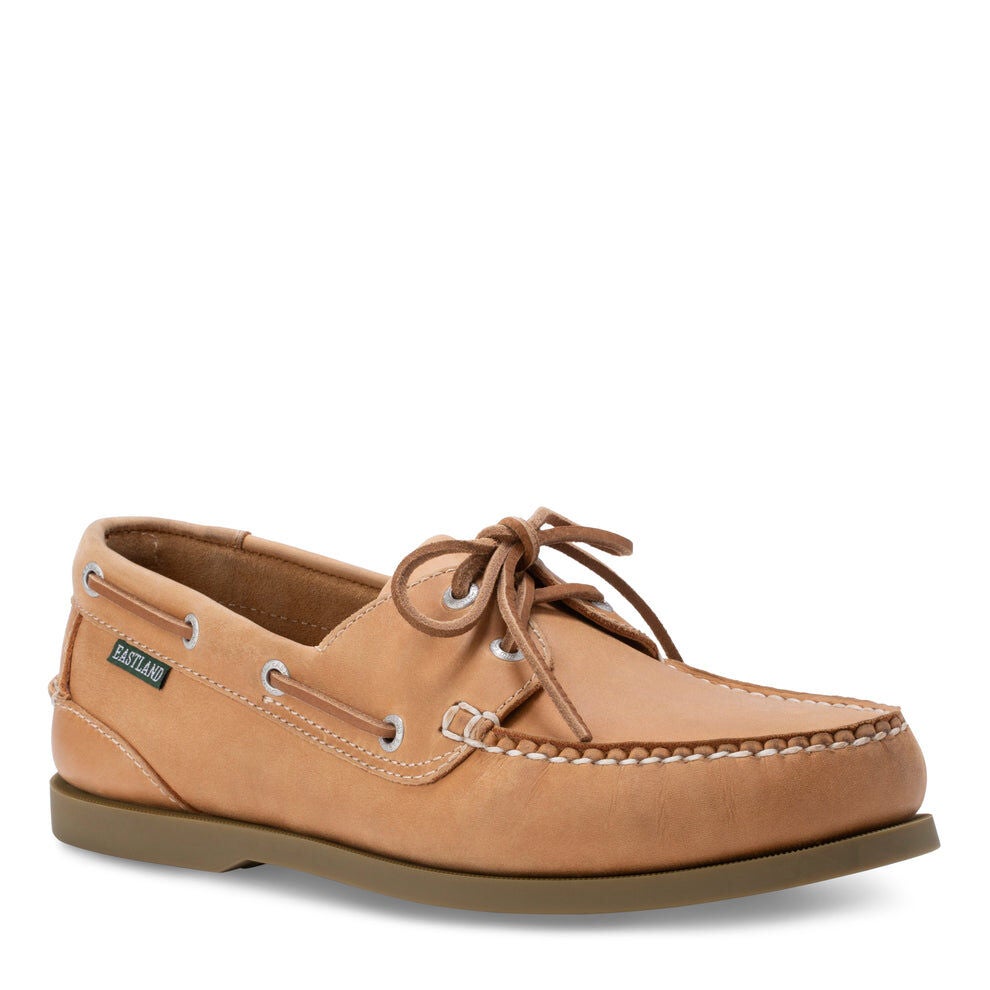 Sea Dog Leather Boat Shoe, PEANUT, hi-res image number 0