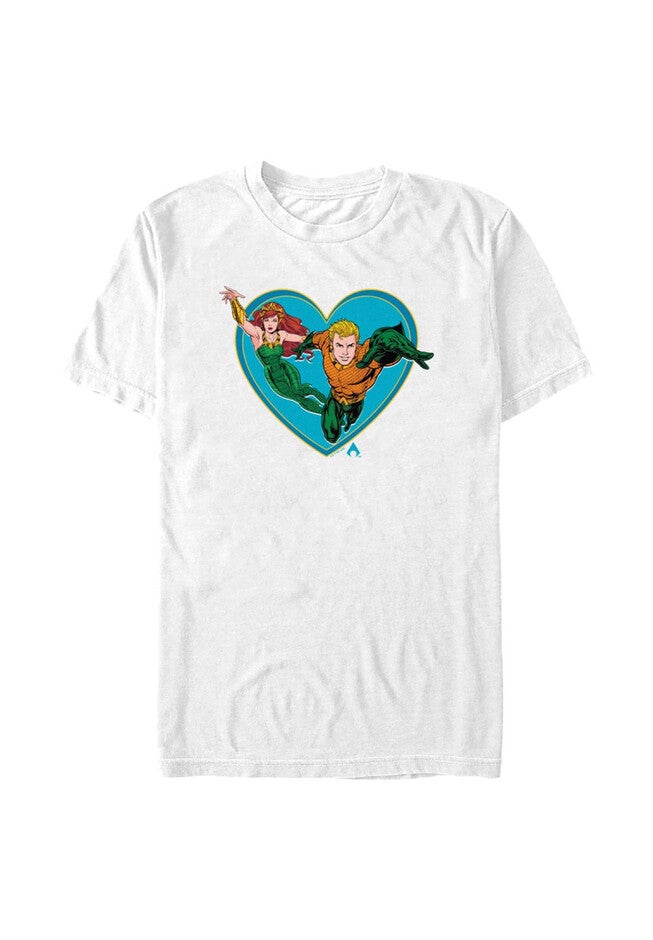 Aqua Love Tops & Tees, WHITE, hi-res image number 0