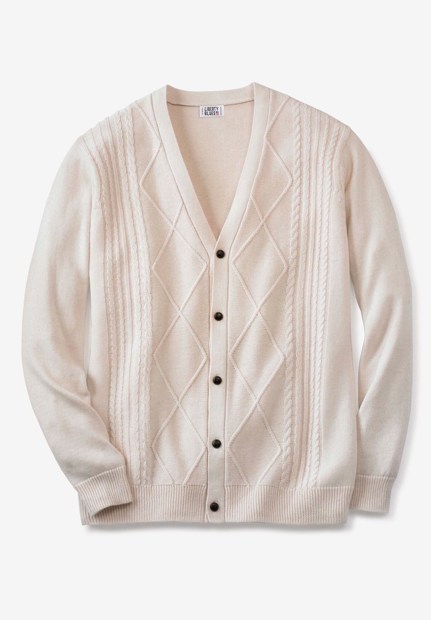 White cardigan sweater men top