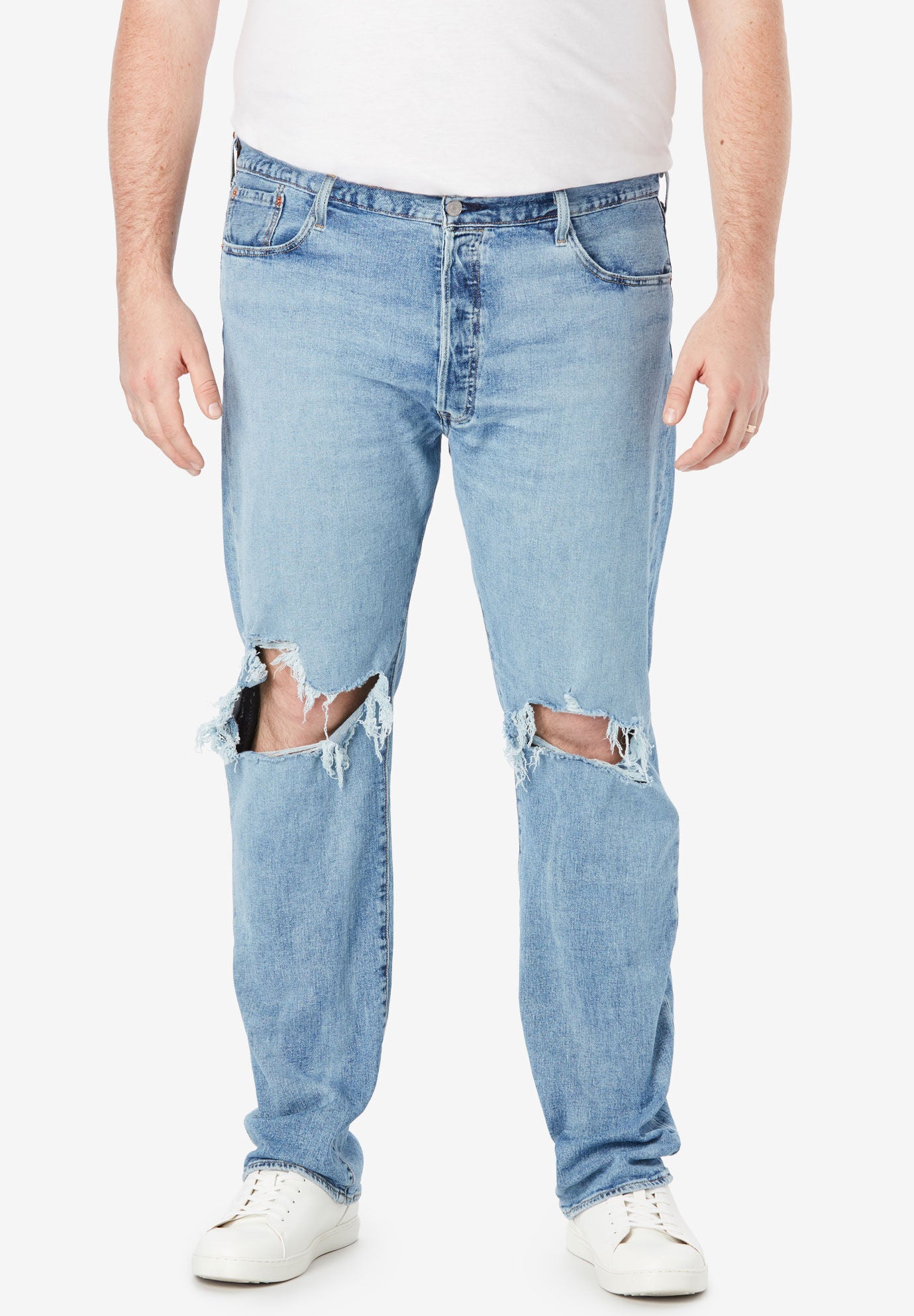 levis 501 original fit stretch jeans