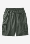 KS Island™ 8" Cargo Swim Trunks, MILITARY, hi-res image number null