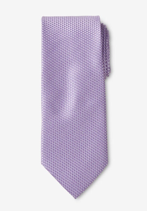 KS Signature Extra Long Classic Textured Tie, SOFT PURPLE, hi-res image number null