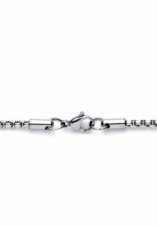 Stainless Steel Cross Pendant with 24" Chain, , on-hover image number null