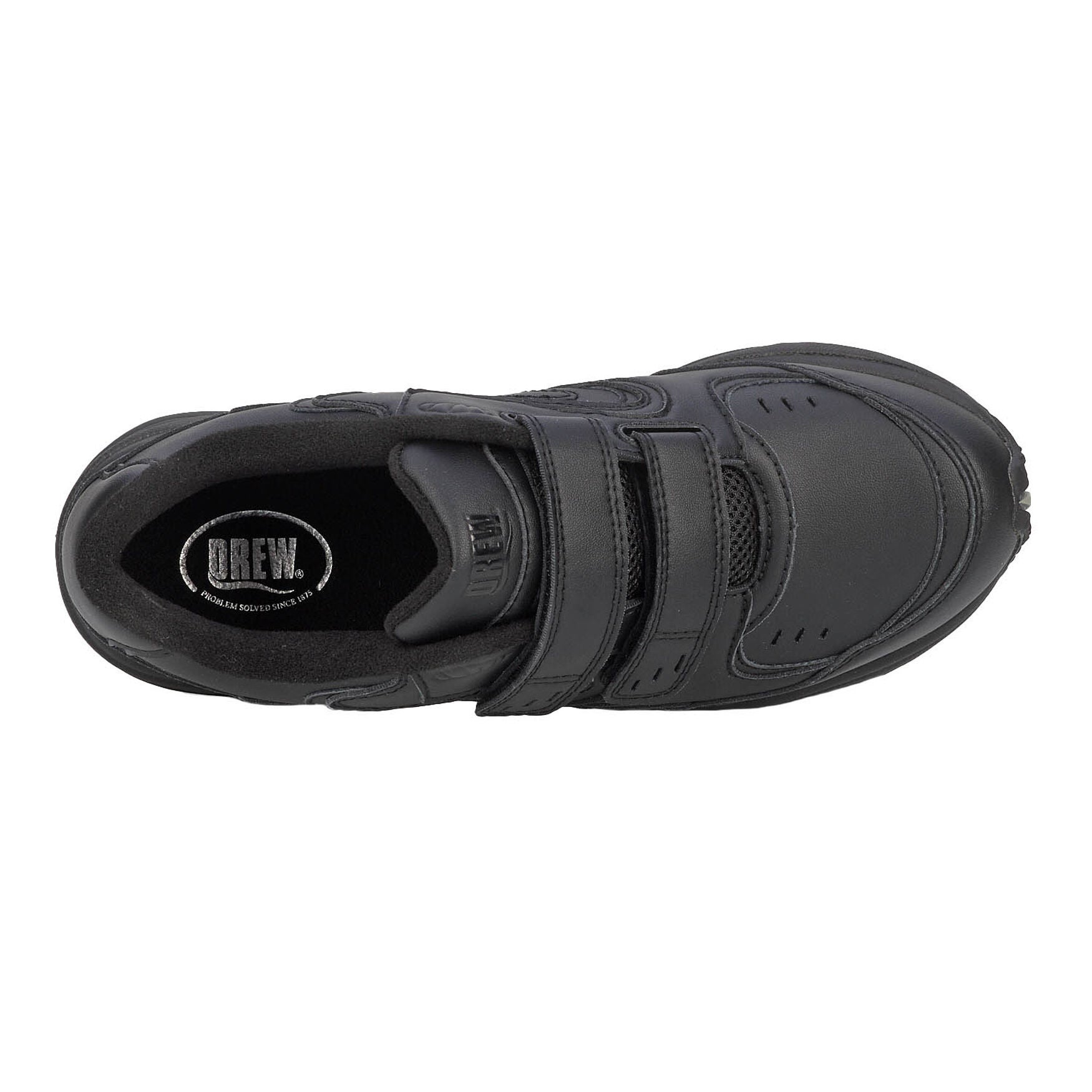 Ledger Lightweight Adjustable Strap Sneaker, BLACK, alternate image number 5