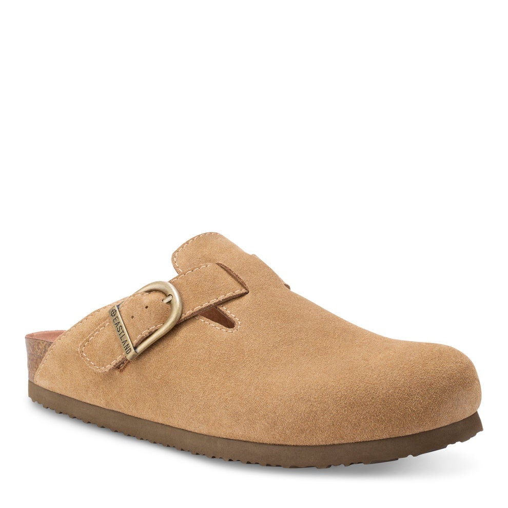 Gabe Leather Clog, KHAKI SUED, hi-res image number 0