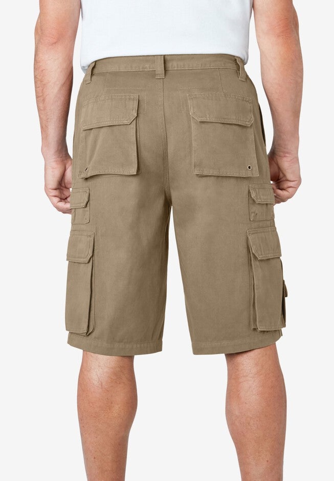 Ranger Stacked Cargo 12 Pocket Short, DARK KHAKI, on-hover image number null