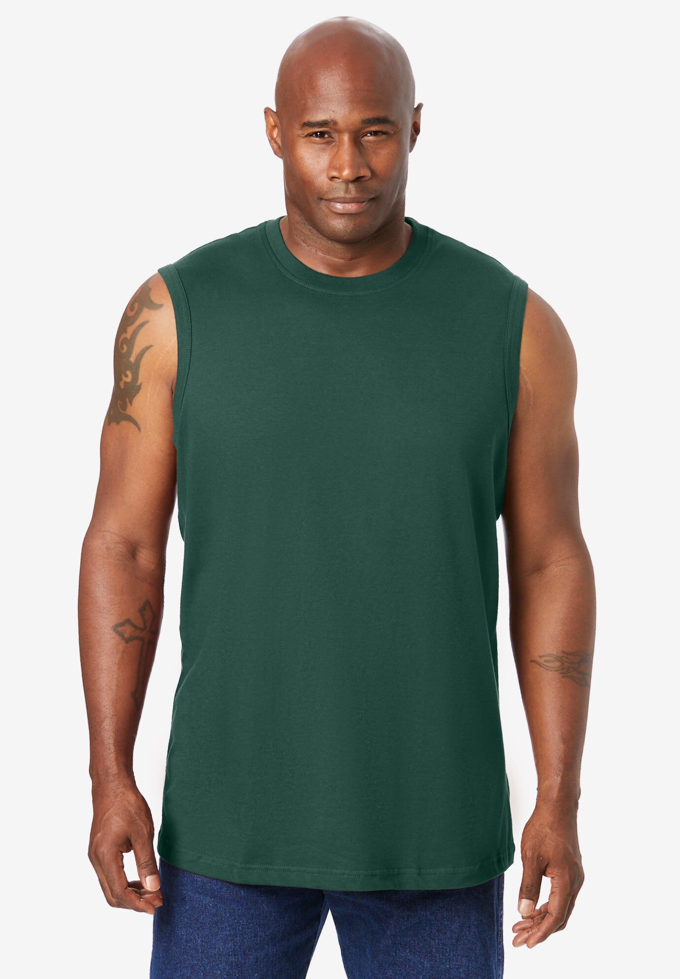 Shrink-Less Lightweight Muscle T-Shirt, HUNTER