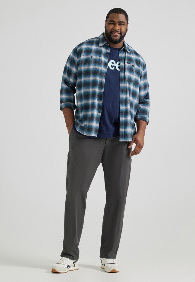 Lee Extreme Motion Straight Fit Cargo Pant, SHADOW, hi-res image number 0