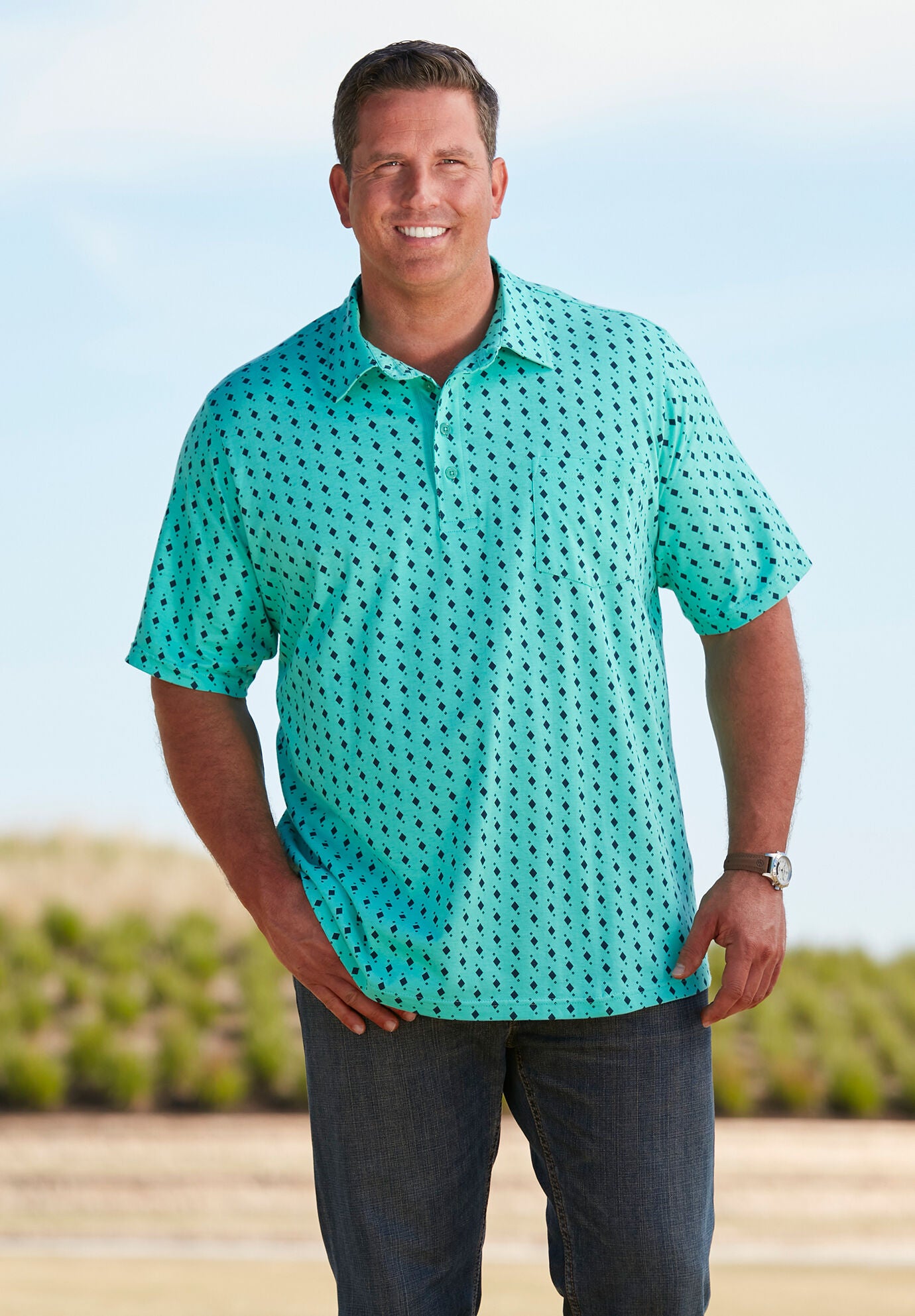 Lightweight golf shirts