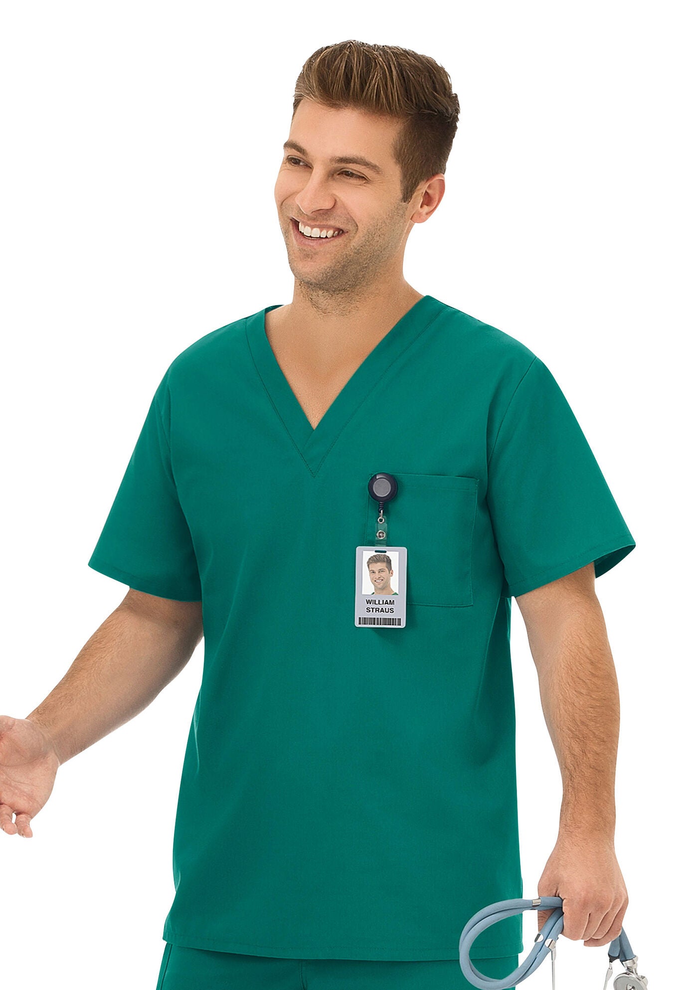 Unisex One Pocket Scrub Top