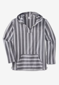 Gauze Pullover Hoodie, 