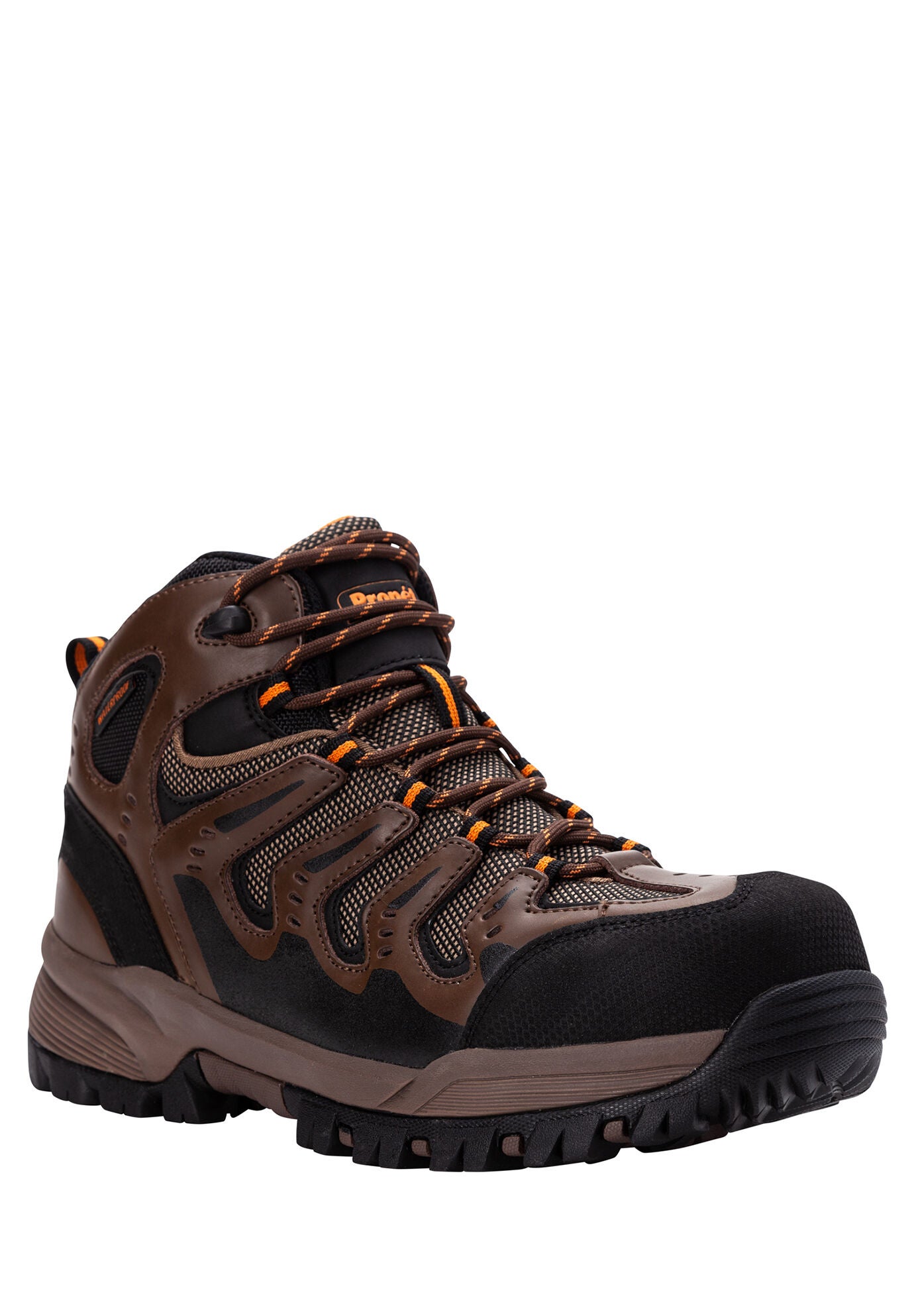 Propet Sentry Men'S Work Boots Shoes, BROWN ORANGE, hi-res image number 0