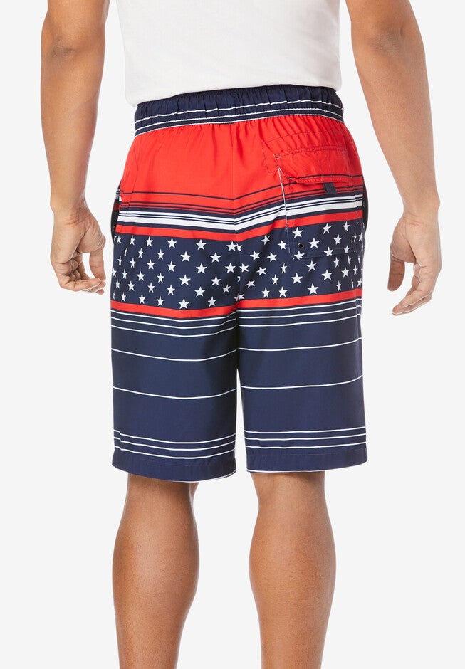 KS Island™ Printed Swim Trunks, , on-hover image number null
