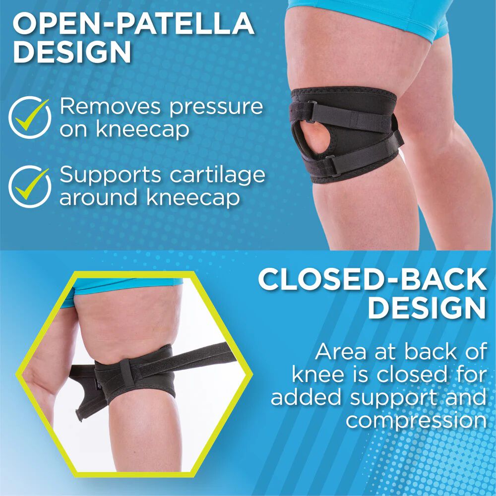 Patella Tracking Brace, BLACK, alternate image number 4