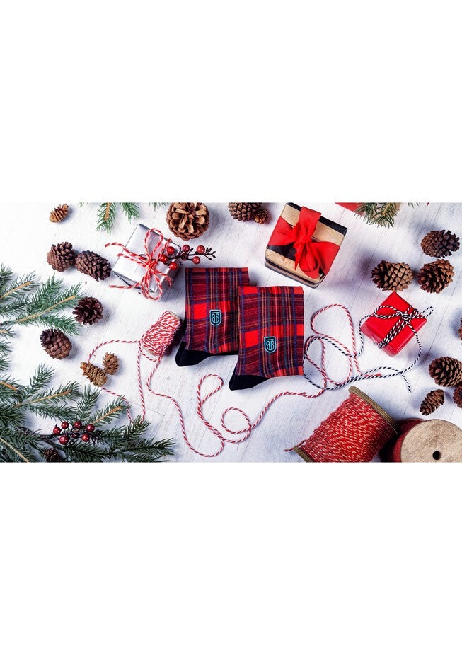 The Red Plaid Socks, , alternate image number 4