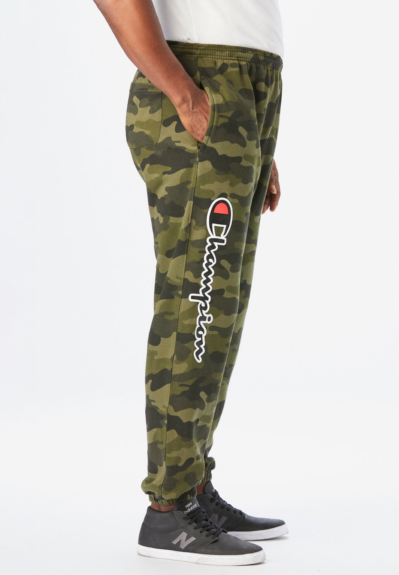 Champion® Fleece Athletic Pants, Camo | King Size