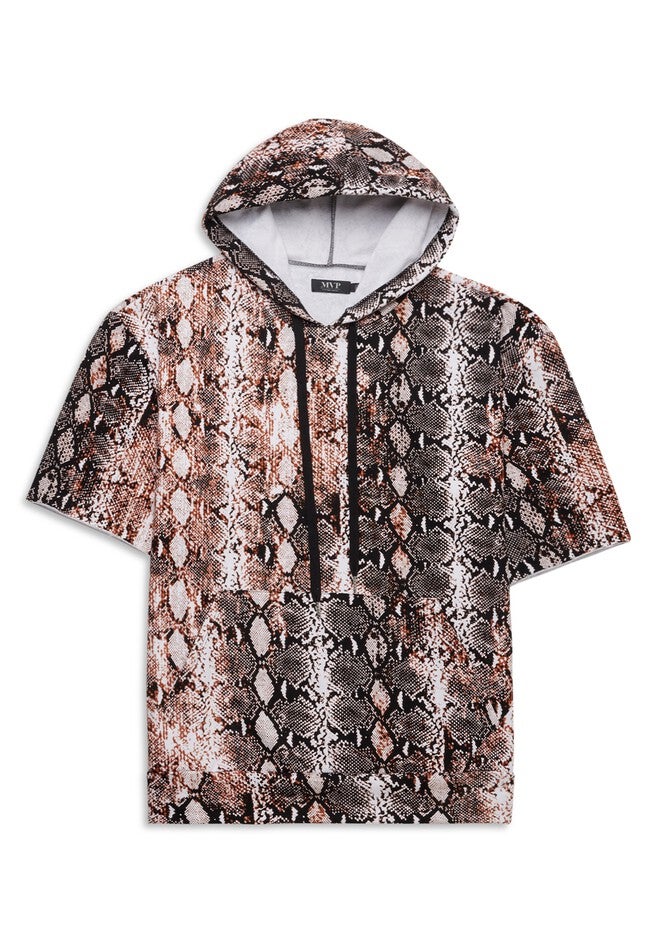 MVP Collections® Python Print Short-Sleeve Hoodie, , on-hover image number null