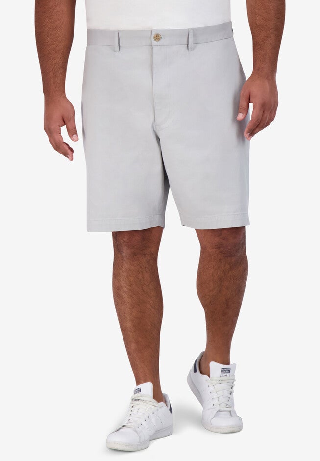 Chaps®. Coastland Wash Stretch 9 inches Flat Front Short, HARBOR MIST, hi-res image number 0