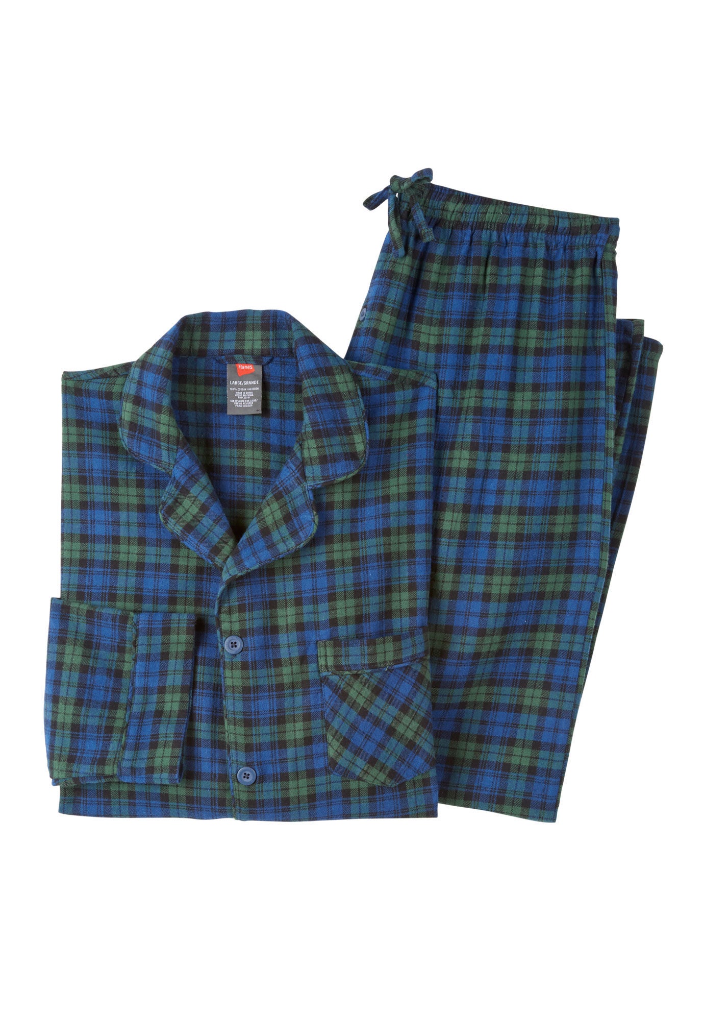 Hanes flannel 2025 pajamas