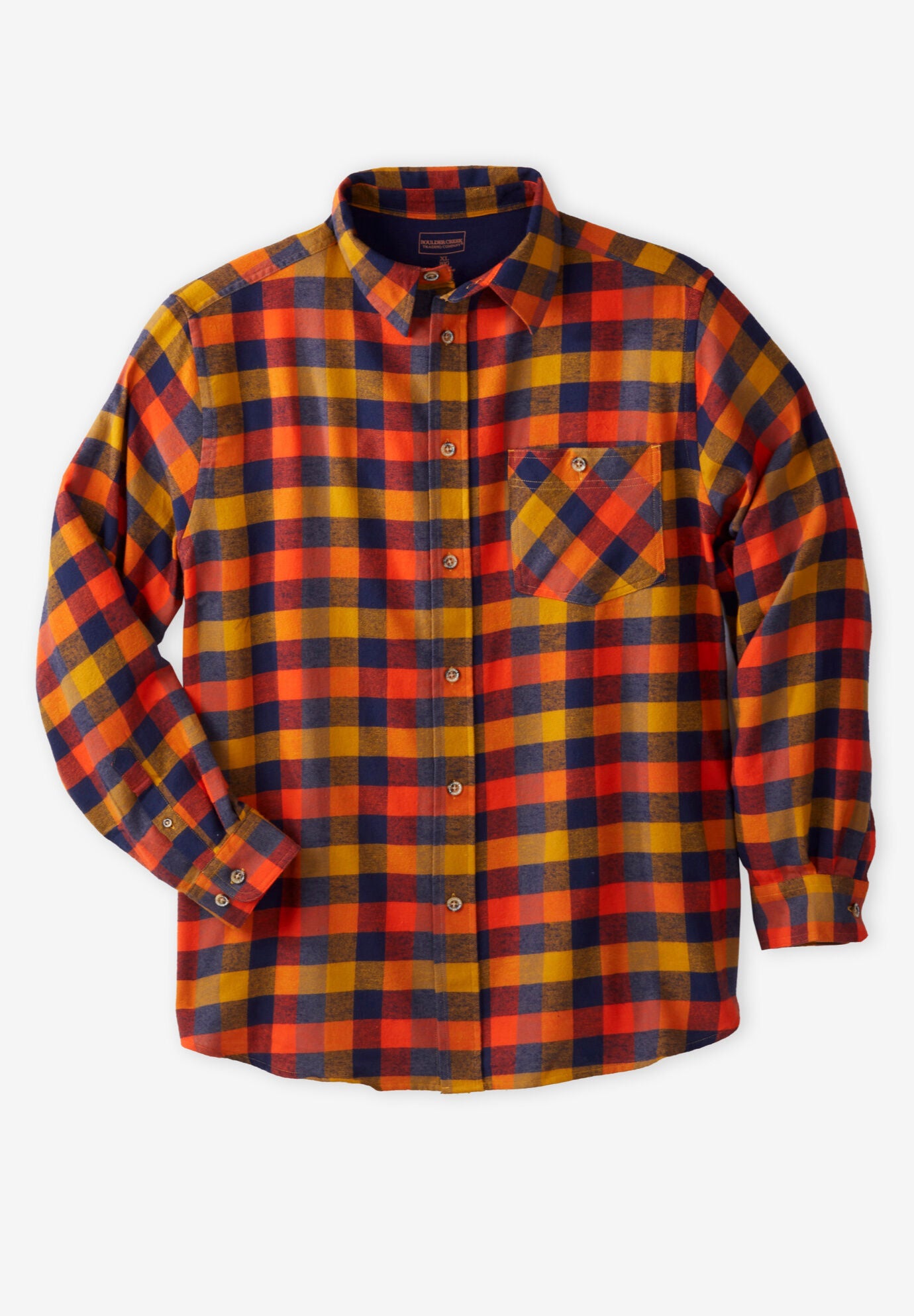 Boulder Creek™ Flannel Shirt | King Size