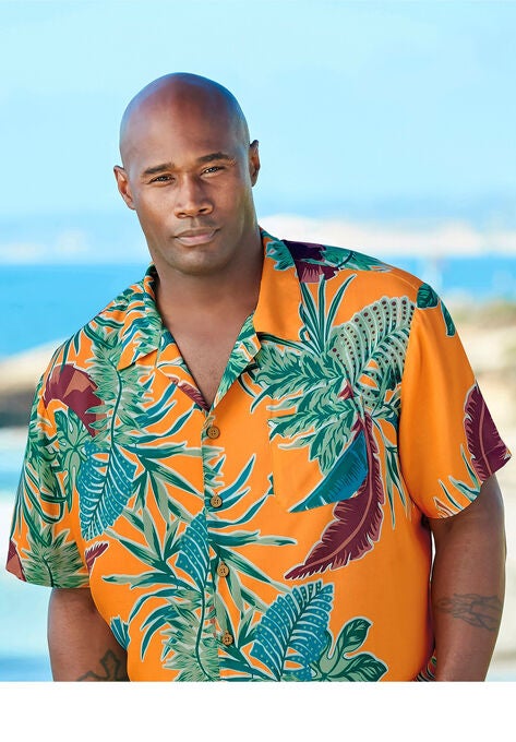Ks Island Tropical Rayon Short Sleeve Shirt King Size