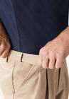 Classic Fit Wrinkle-Free Expandable Waist Pleat Front Pants, , alternate image number null