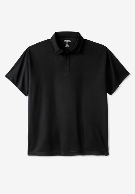 Moisture Wicking Polo, BLACK MESH, hi-res image number null
