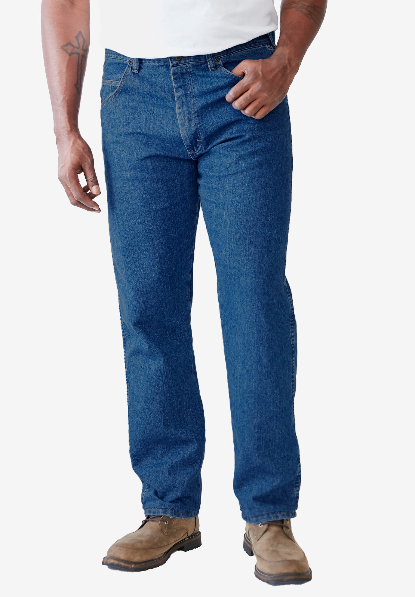 big and tall elastic waist jeans
