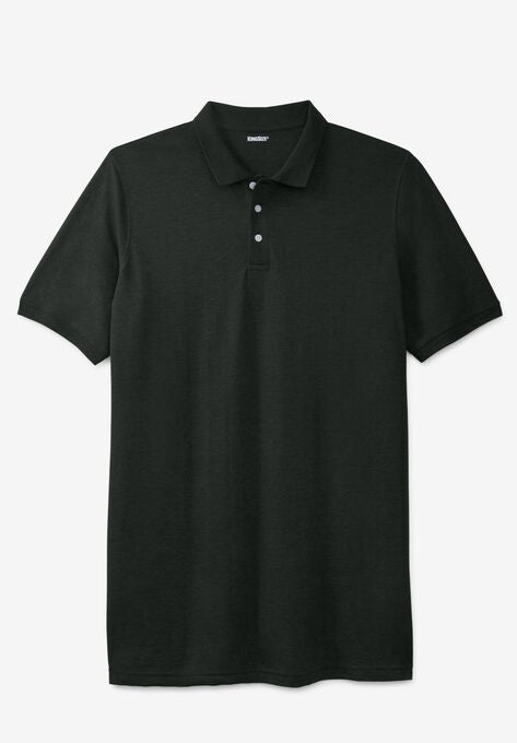 Longer Length Pique Polo Shirt King Size