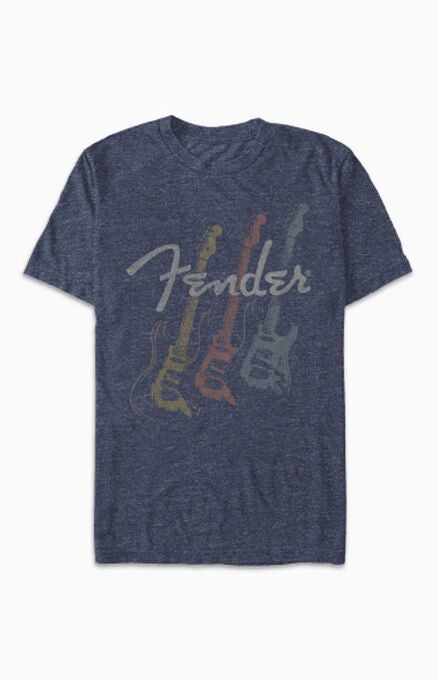 Triple Fret Graphic Tee, NAVY, hi-res image number null