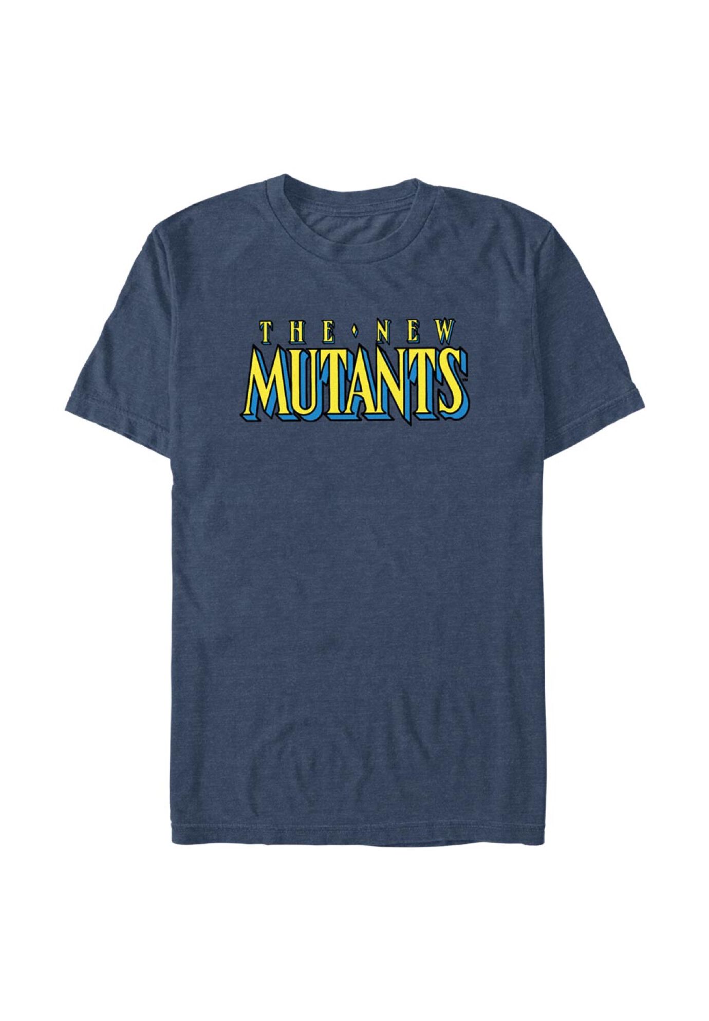 Marvel Mutant Logo Tops & Tees, NAVY HEATHER, hi-res image number 0