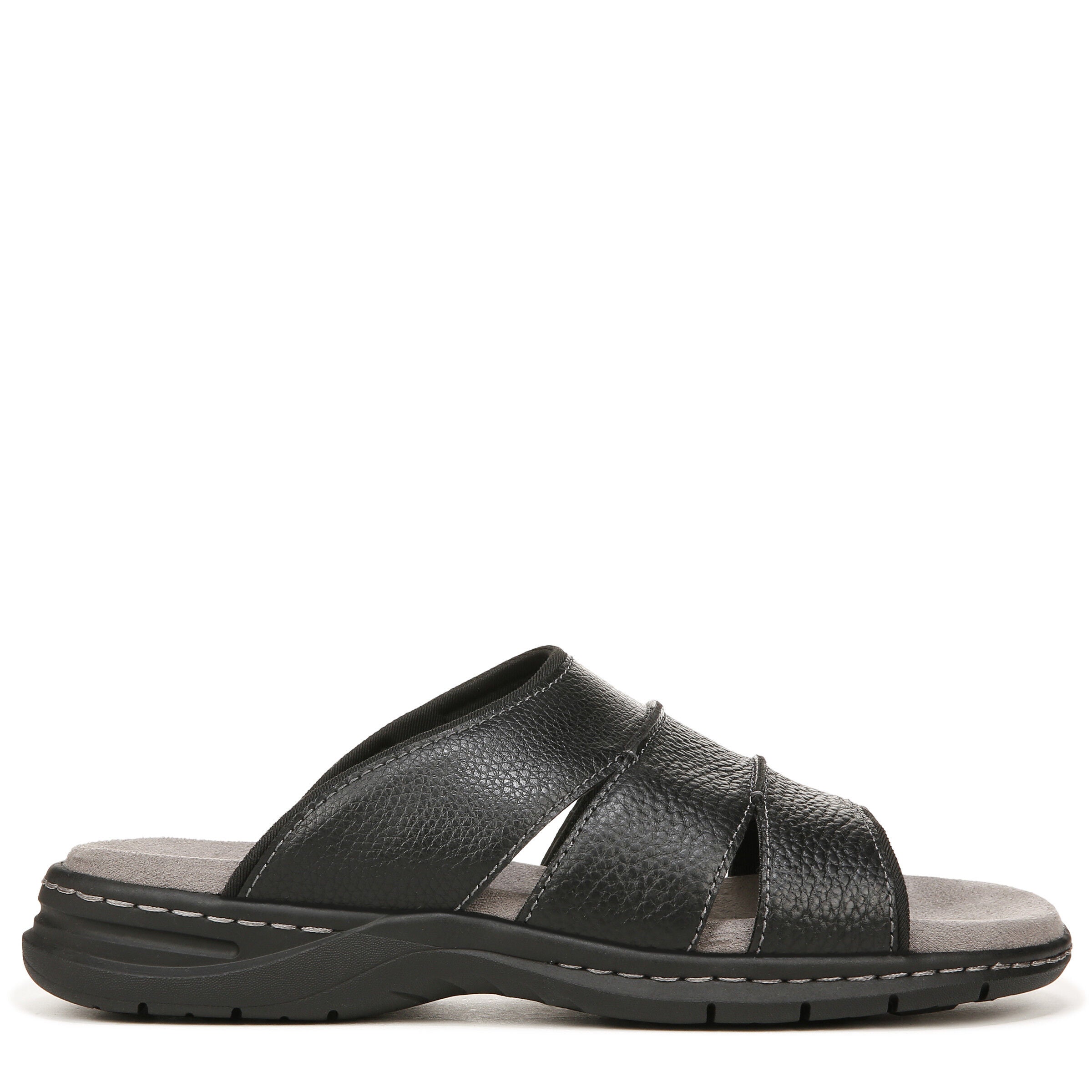 Gordon Slide Sandal, BLACK, alternate image number 3