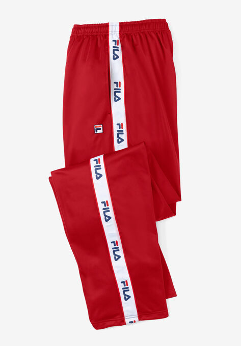 Fila® Logo Striped Pants, RED, hi-res image number null