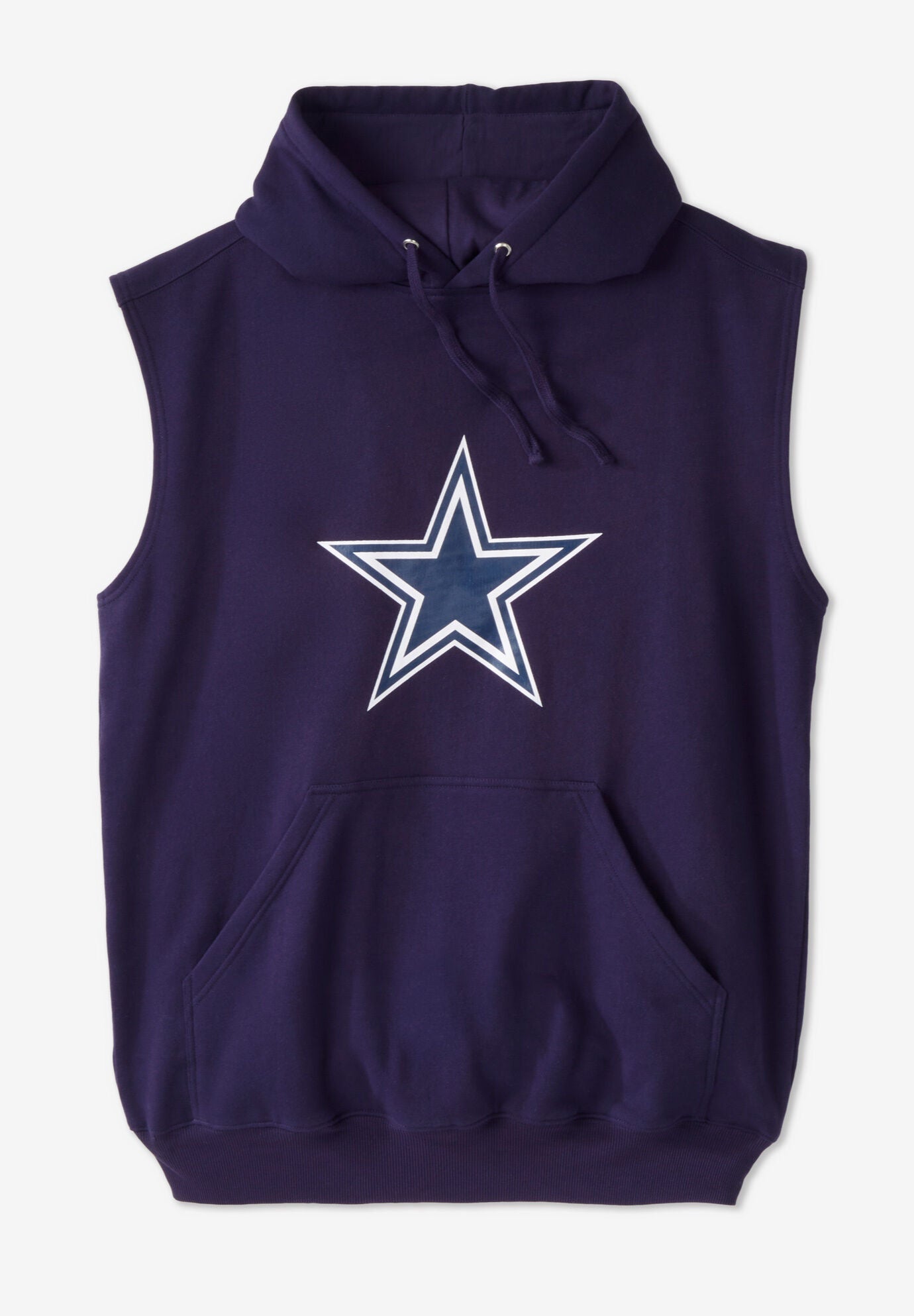 dallas cowboys cut off hoodie