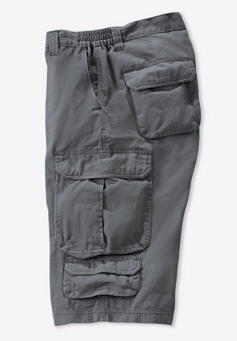 14" Side Elastic Cargo Shorts, , alternate image number null