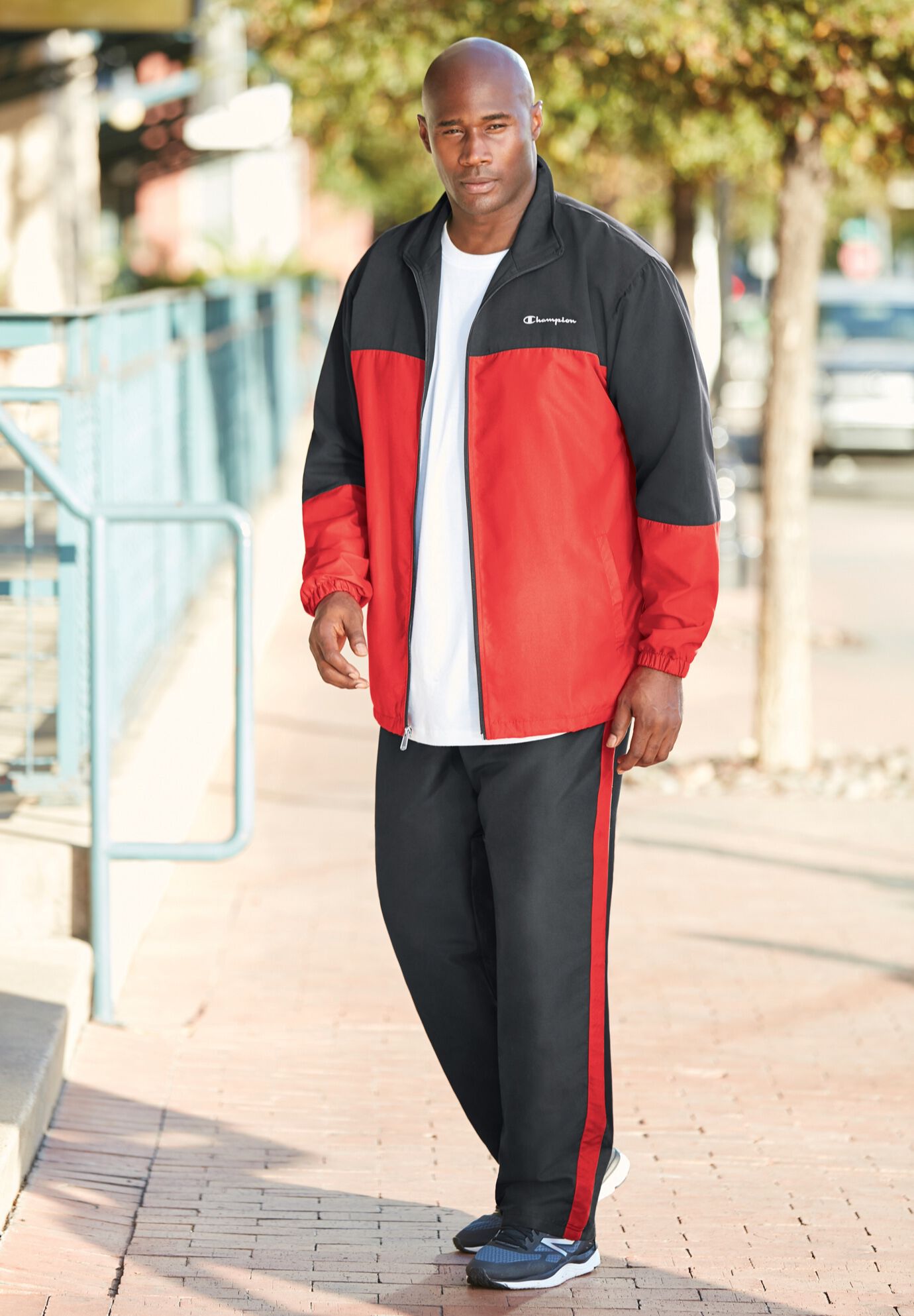 Red 2025 windbreaker champion