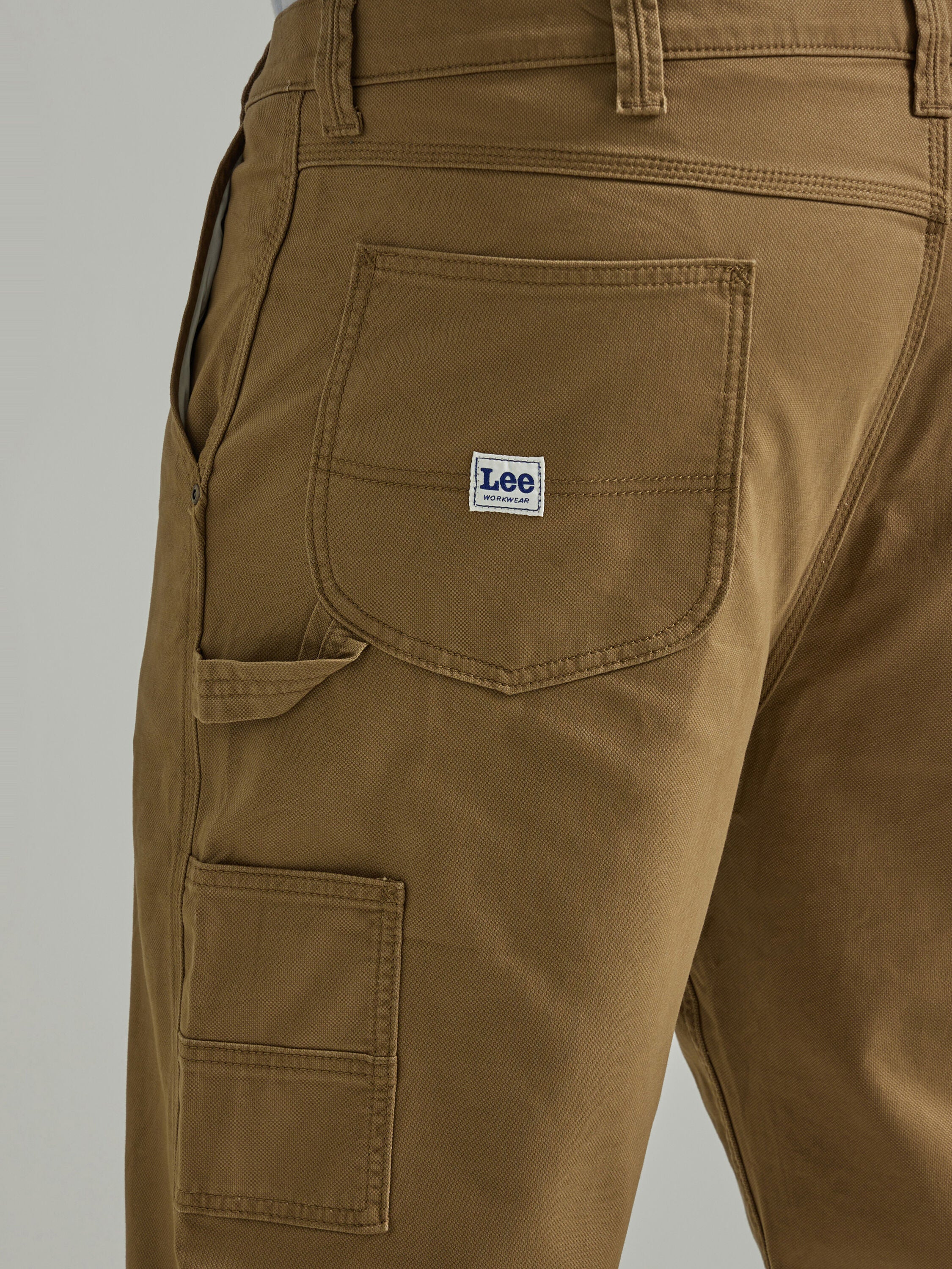 Legendary Workwear Loose Fit Carpenter Jean, DARK KHAKI, alternate image number 4