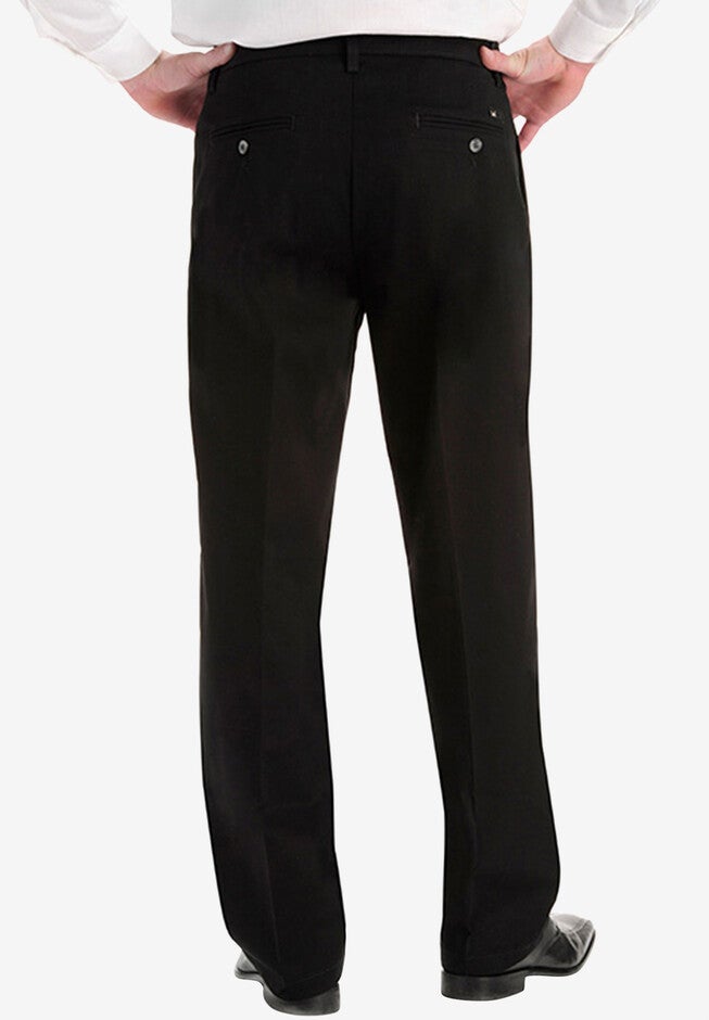 Lee® Custom Fit Relaxed Fit Pleated Front Pants, , on-hover image number null