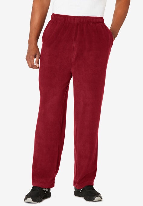 Explorer Plush Fleece Pants, RICH BURGUNDY, hi-res image number null