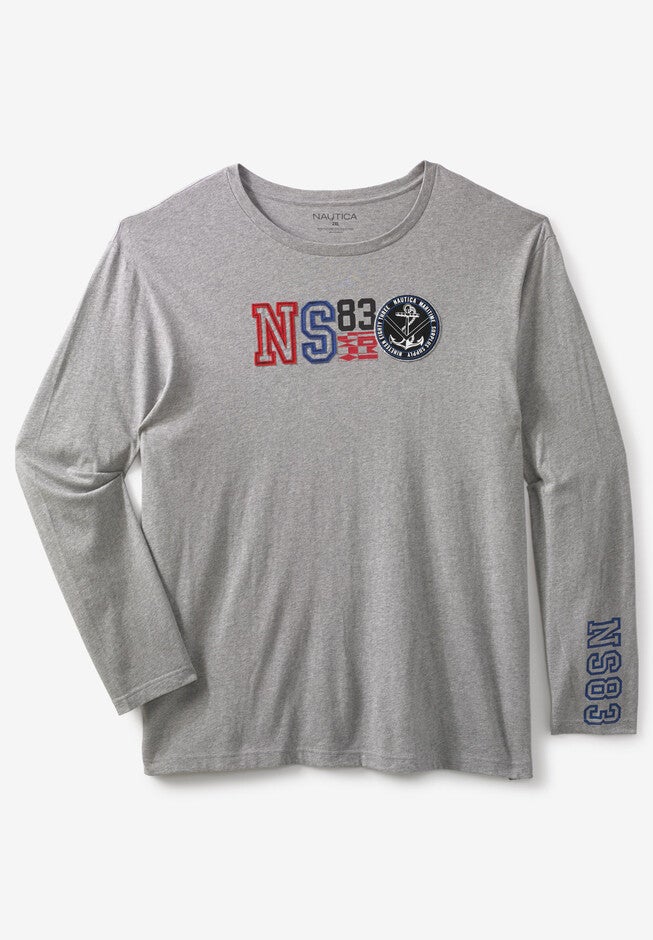 Nautica® Crewneck Graphic Tee, , hi-res image number null