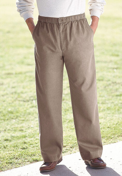 Knockarounds® Full-Elastic Waist Pants in Twill or Denim | King Size