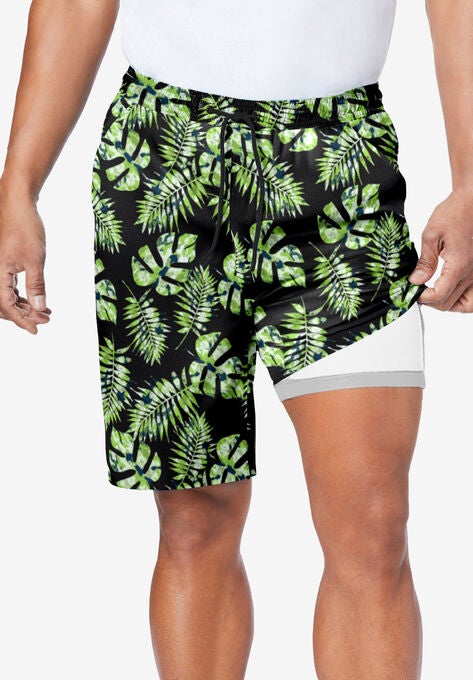 8" Flex Swim Trunk with Breathable Stretch Liner by Meekos, , alternate image number null