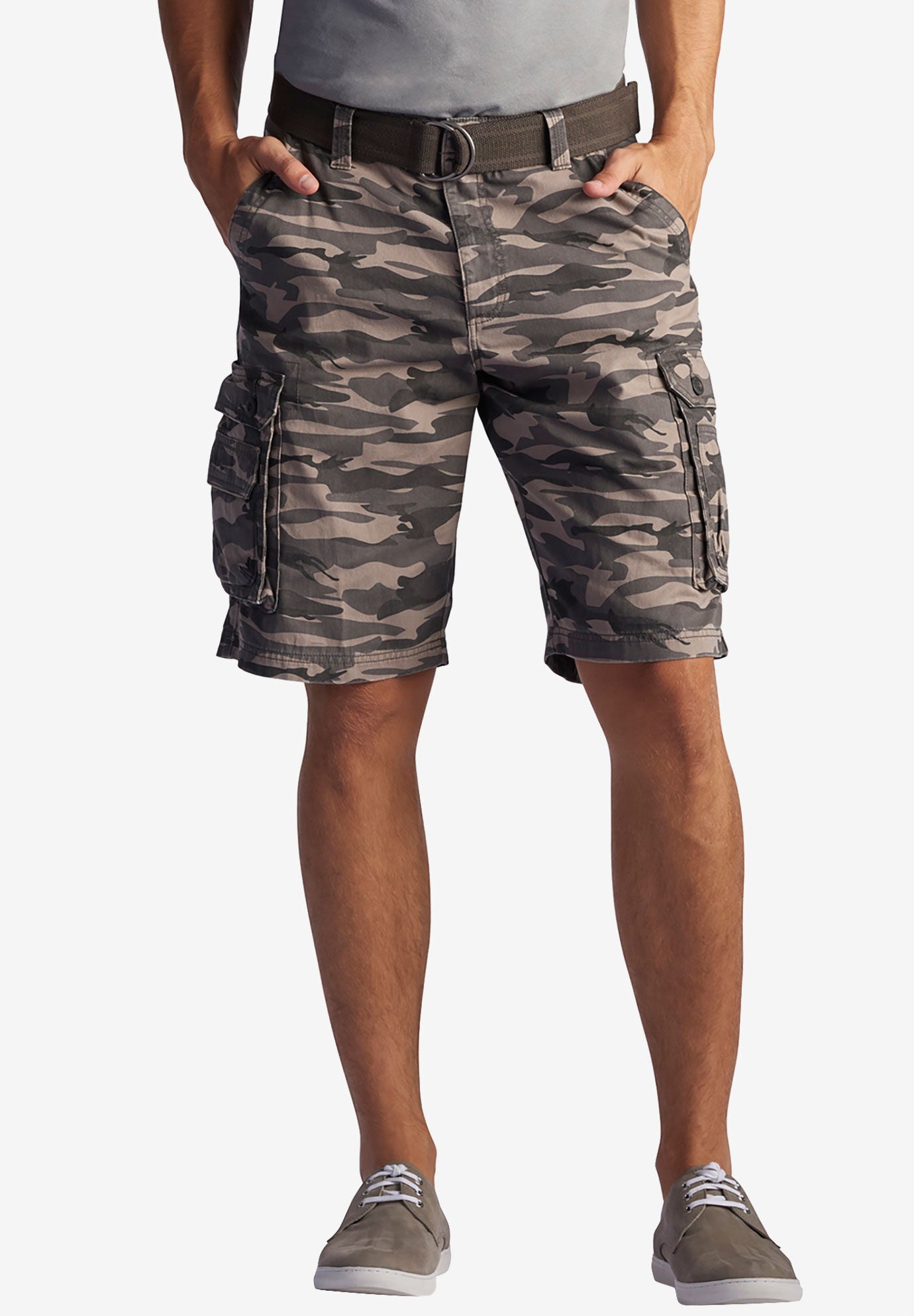 big mens khaki shorts