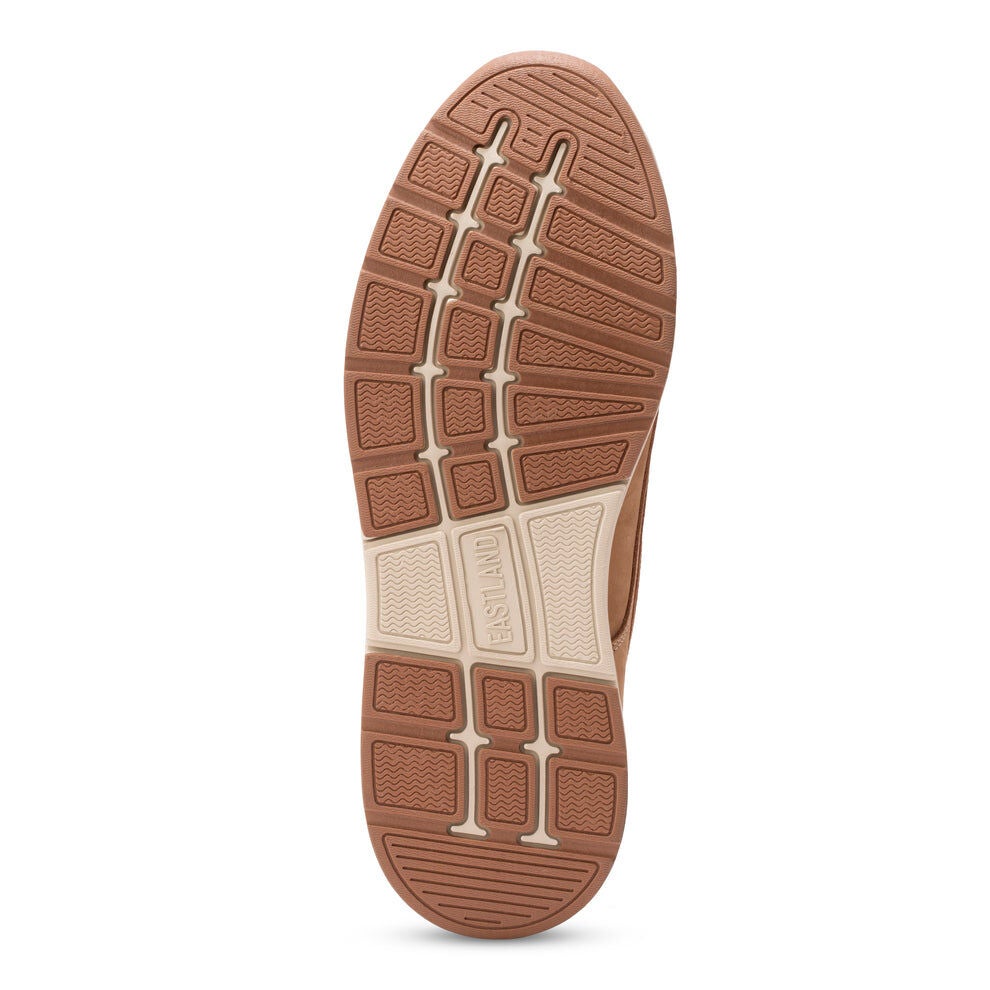 Thames Leather Boat Shoe Slip On, TAN, alternate image number 3